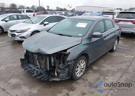 2018 Nissan Sentra Sv z USA, uszkodzony, nr VIN 3N1AB7AP2JY210922